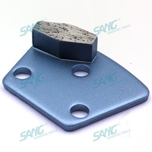 Vendita calda di 30 grane singola bara segmento medio legame pavimento in calcestruzzo diamantato scarpe per smerigliatrice - Product Image 1