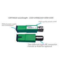 Nœud passif/actif FTTH hautement recommandé OR1 Catv Pon Mini récepteur passif optique avec WDM avec source d'alimentation