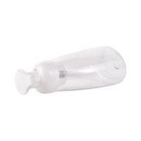 Bouteille Distributrice de Savon Liquide en PET Transparent de 250 ml et 300 ml, Forme Ovale, avec Pompe Moussante, pour Salle de Bain et Hôtel – Approvisionnement Direct Usine