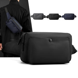 Bolso de Pecho para Hombre Wepoewr, de Nailon, Ligero, Pequeño, Negro, Estilo Urbano, Bandolera, para Uso Diario, Otoño 2024 - Product Image 4