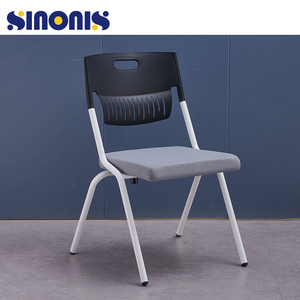 Silla de oficina de malla de tela duradera apilable de diseño moderno Sinonis, garantía de 3 años para recepción, entrenamiento de estudiantes, uso doméstico en Hotel - Product Image 4