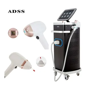 2024 ADSS 3 wavelength 755nm 808nm 1064nm diode laser hair removal machine for black skin