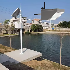 CE akım hız ölçer <span class=keywords><strong>Doppler</strong></span> 3 In 1 Radar nehir su seviyesi su akış hızı su yüzey akış sensörü - Product Image 1