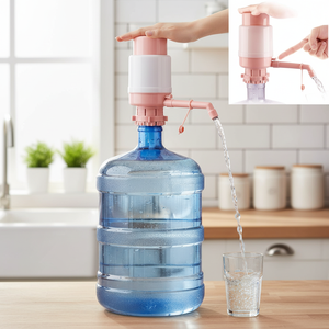 Pompa d'Acqua Manuale Portatile con Tubo Extra Corto, Erogatore Manuale per Bottiglie d'Acqua da 5 Galloni per Acqua Potabile - Product Image 3
