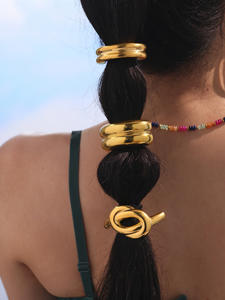 Élastique à <span class=keywords><strong>cheveux</strong></span> en acier inoxydable imperméable, élastique à <span class=keywords><strong>cheveux</strong></span> en acier inoxydable, corde à <span class=keywords><strong>cheveux</strong></span> élastique pour filles et femmes - Product Image 3