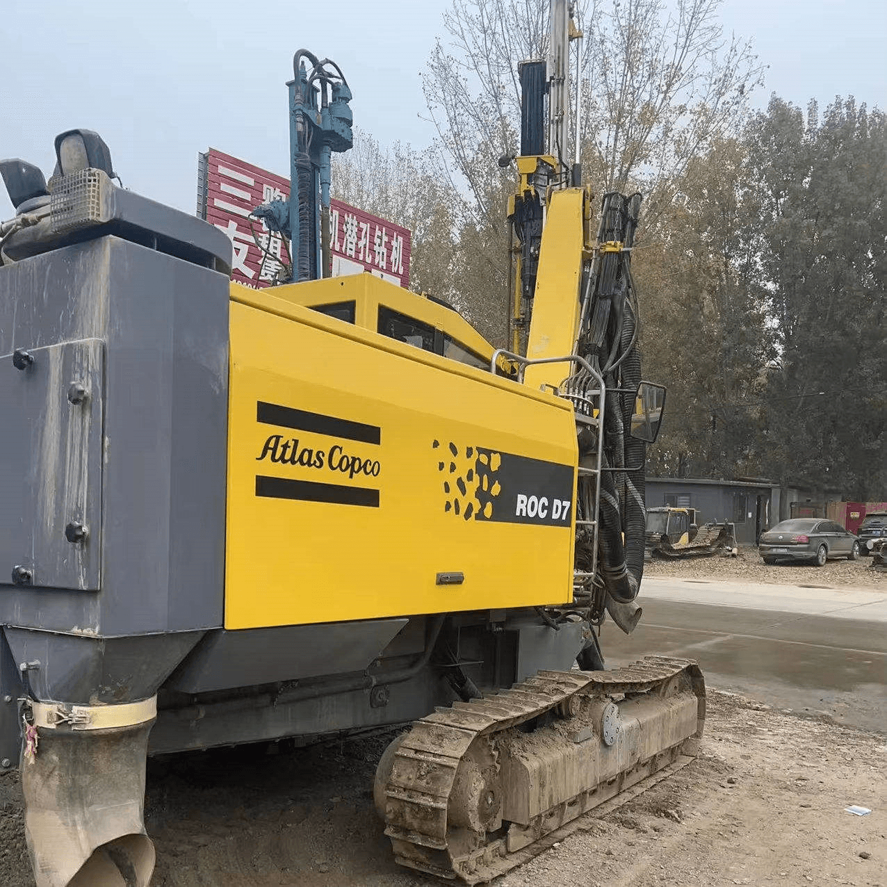 Portable Mobile Mine Drilling Rig Second-hand Hydraulic Borehole Depth Max 50m for Mining Available for Sale