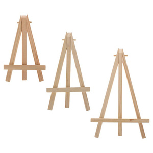 Gran oferta, caballetes pequeños de madera, soporte de exhibición de mesa, soporte de pintura, caballetes de trípode de madera <span class=keywords><strong>para</strong></span> carteles de pizarra fotográfica - Product Image 1
