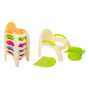 Silla de Bebé Moderna de Plástico con Altura Ajustable, Arnés de Seguridad, Apilable y Plegable, Fácil de Limpiar para Niños Pequeños - Product Image 4