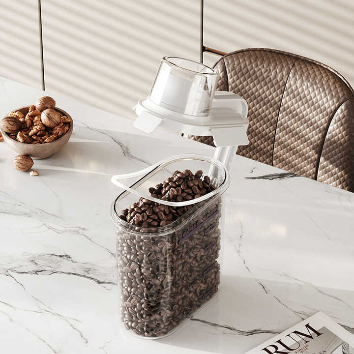 Multiple Use Airtight Plastic Rice Dispenser Storage Container Storage