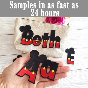 Nhà máy tùy chỉnh phim hoạt hình thiết kế khác nhau tai pretzel mô hình thêu các bản vá lỗi - Product Image 2