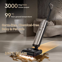 Aspirateur sans fil eau et poussière Dreame H60 Ultra, vapeur 160°C, eau chaude 90°C, serpillière, double bras, 26000Pa, autonettoyant, intelligent, pour sols d'hôtel