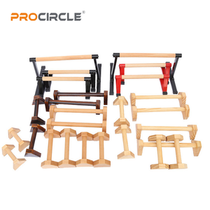 WP8002 Paquete de 2 <span class=keywords><strong>Barras</strong></span> <span class=keywords><strong>Paralelas</strong></span> de <span class=keywords><strong>Madera</strong></span> Maciza para Flexiones, Soportes para Ejercicios de <span class=keywords><strong>Calistenia</strong></span> - Product Image 6