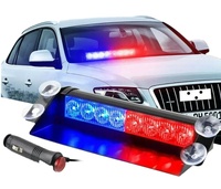 Nouvelle lumière stroboscopique de pare-brise avec 3 modes clignotants voyants d'avertissement de voiture pour la plupart des voitures