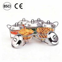 SABINEX CE/CCC/EMC/ROSH/EPR/CB Chafing Dish Buffet-Set mit Manueller Temperaturregelung, Sonstige Hotel- und Restaurantbedarf