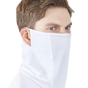 Nouveau masque facial de golf en maille de soie glacée écologique et portable, protection UV, couvre-cou, design à accrocher aux oreilles |   Respirant et à séchage rapide - Product Image 5