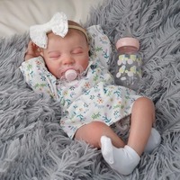 Poupée Reborn réaliste de 19 pouces en vinyle souple, jouet pour enfants, cadeau, vente en gros, personnalisable