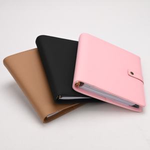 2026 suministro de fábrica cubierta de cuero duradera <span class=keywords><strong>calendario</strong></span> Carpeta de anillo recargable mensual divisor planificador uso escolar Oficina al por mayor - Product Image 2