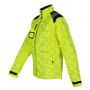 Veste de sécurité fluorescente pour femmes, à capuche, ignifuge, haute visibilité, vêtements de travail, atelier, usine, en coton - Product Image 2
