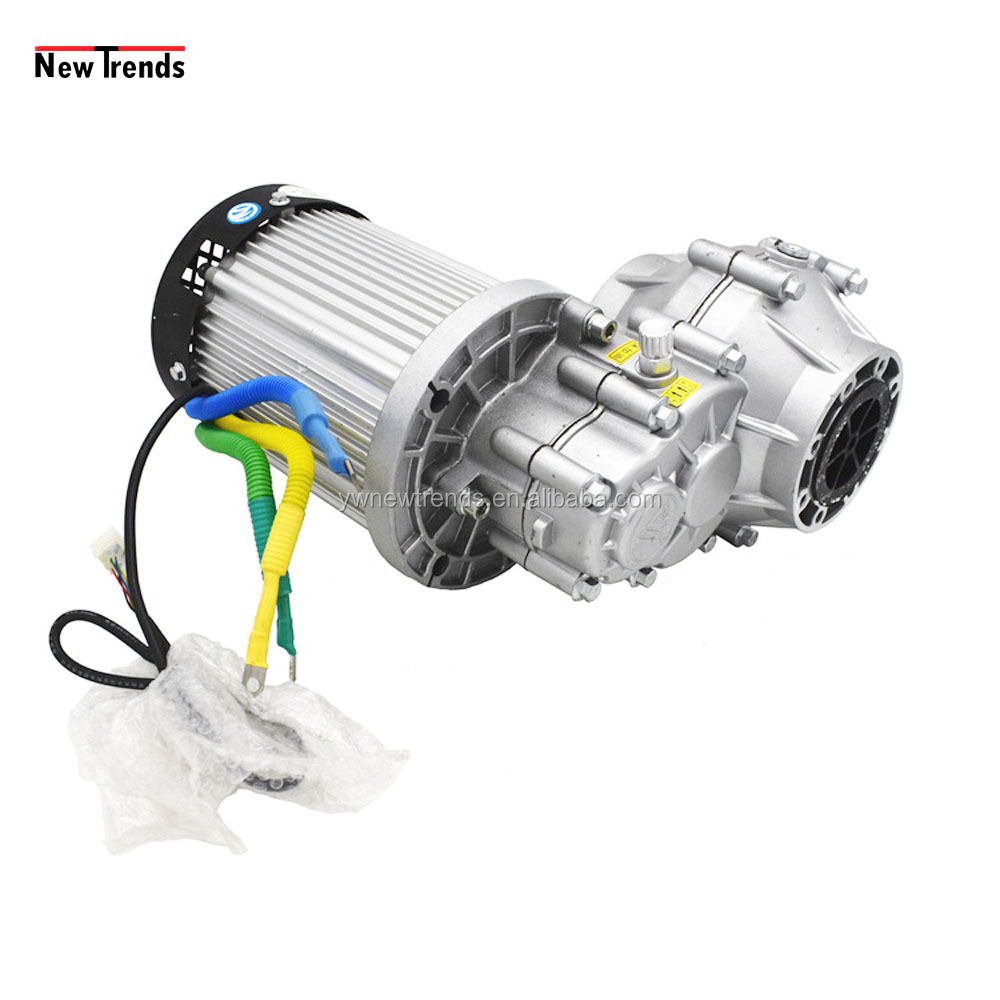 1.5KW 48V 60V 72V BM1424HQF fırçasız DC kalıcı mıknatıslı diferansiyel Motor için elektrikli mikro E.V./Ağır yük e-üç tekerlekli bisiklet