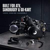 Moteur de moto 125cc à cylindre en aluminium, 3 vitesses avant, pour fabricants de VTT, commande en gros, approvisionnement commercial en gros