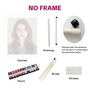 Kits de <span class=keywords><strong>peinture</strong></span> <span class=keywords><strong>par</strong></span> numéros DIY personnalisables avec photo, ensemble de <span class=keywords><strong>peinture</strong></span> à l'huile personnalisée pour adultes, enfants, débutants, dropshipping - Product Image 4