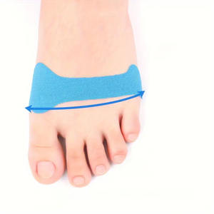 Pita olahraga lintas batas dengan stiker anti-jari, stiker Valgus jempol ortopedi pelindung anti-aus pre-cut untuk belahan jari kaki besar - Product Image 5