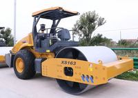 Chine célèbre rouleau de route à tambour unique 16 tonnes XS163 vibrateur nouveau rouleau de route