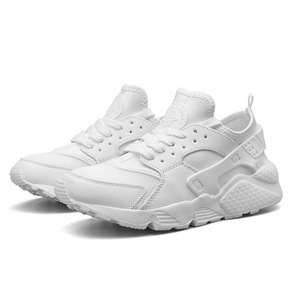 Zapatillas deportivas transpirables de malla con cordones, suela gruesa antideslizante, para entrenamiento deportivo al aire libre. - Product Image 5
