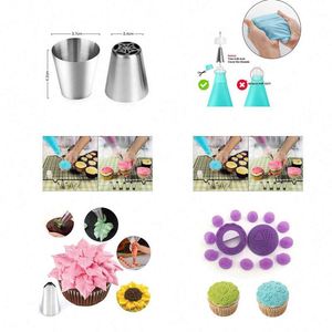 Juego de 137 Piezas de Utensilios para Hornear para Principiantes y Adultos, Herramientas para Repostería Hechas a Mano, Accesorios para Hornear, Juego de Platos Giratorios para Decoración de Pasteles - Product Image 2