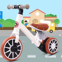 Tricycle à une vitesse en acier pour enfants Istaride, vélo à pousser pour bébé, vélo d'équilibre pour tout-petit, deux-en-un, certifié CE