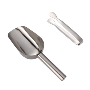Commerce électronique transfrontalier, pinces à glace en acier inoxydable 304, pelles à glace, accessoires pour le vin, pinces à café et à sucre en cubes - Product Image 5