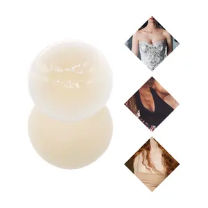 Ultra Thin White Opaque Nipple Nipple Cover Pasties Sexy Reusable Stick On Adhesive Breast Nipple Bra Sticky Nipple1 Cover