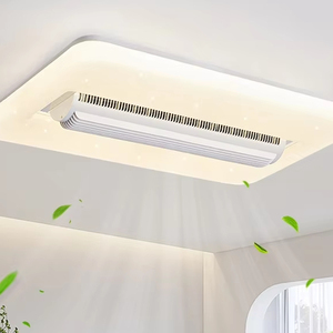 Candelabro sin aspas para el hogar, sistema de <span class=keywords><strong>ventilador</strong></span> de techo, TV y <span class=keywords><strong>ventilador</strong></span> con luz y control remoto - Product Image 2