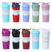 BPA İçermeyen Paslanmaz Çelik Fitness Shaker Şişesi 700 ml Taşıma Saplı Vakumlu Yalıtımlı Protein Karıştırıcı Bardak