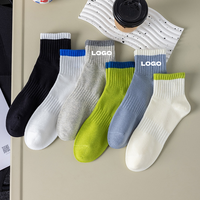 Chaussettes de sport respirantes de qualité supérieure, logo personnalisé, matériau de qualité supérieure, chaussettes de sport de qualité supérieure