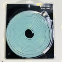 En promotion : Bande néon LED flexible en silicone PVC, 5M 50M, 6x12mm 8x16mm, DC12V 24V AC110V 220V, couleur unique ou RVB, pour enseignes lumineuses