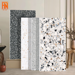 Piastrella in Gres Porcellanato Rettificato Effetto Terrazzo Bianco Opaco 600x1200mm, Antibatterica, Antiscivolo, Isolante Termico per Bagno - Product Image 1