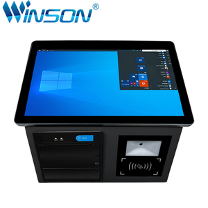 All-in-One Black Dual Touch Screen With Cash Drawer, <b>Receipt</b> <b>Printer</b>, Barcode for Supermarket Touch Dual - Product Image 1