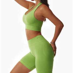 Meisu-Top sin mangas con cuello en U para gimnasio y fitness, Top sin mangas sexy para yoga, sujetadores deportivos para mujer - Product Image 3