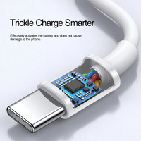 Vente en gros 1m 2.4a USB-C câble de charge rapide type-c à type-c pour téléphones mobiles ordinateur lecteur de codes à barres pour les connexions de données