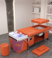 Shampoing lit de luxe avec réservoir d'eau