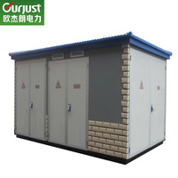 Poste de distribution et de transmission de puissance pré-assemblé de type boîtier, style européen, Ourjust YBW-12 2000KVA 35kV/10kV