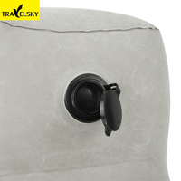 Coussin de soutien portable pour les jambes, repose-pieds gonflable avec logo OEM en gros pour avion/voyage/vente au détail de voyage/cadeaux promotionnels