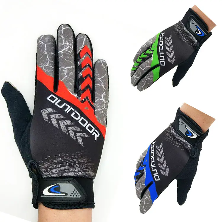 Atmungsaktive Sport handschuhe Günstige Fahrrad handschuhe Vollfinger-Fahrrad handschuhe