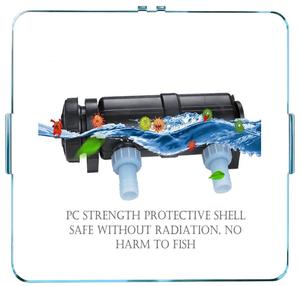 <span class=keywords><strong>Lampe</strong></span> stérilisatrice <span class=keywords><strong>UV</strong></span> en plastique, filtre clarificateur ultraviolet 5W~55W, <span class=keywords><strong>pour</strong></span> aquarium, étang, réservoir de poissons, nettoyeur d'eau - Product Image 2