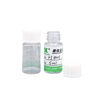 Bouteille en PET transparente de 5 ml et 10 ml pour produits chimiques, flacon en plastique de laboratoire pour réactifs liquides