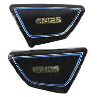 WANOU GN125 Systèmes de carrosserie de moto Panneaux de couvertures latérales de cadre droit et gauche Pièces de moto