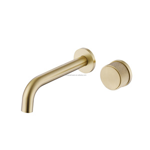 Nouveau design de robinet de lavabo mural encastré en laiton, mitigeur monocommande pour salle de bain - Product Image 3