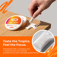 VitaHall Sachets Énergétiques Nootropiques GPC L-Tyrosine L-Théanine Sans Sucre – Boost Instantané pour la Clarté Cognitive – Marque Privée OEM