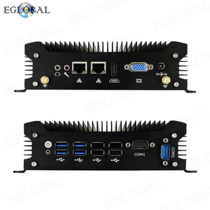EGLOBAL Intel Core I7 1355U I5 1335U industriale Mini Pc 2 LAN 2 Com doppio Display( VGA + HD) <span class=keywords><strong>Computer</strong></span> Desktop industriale Fanless PC - Product Image 2